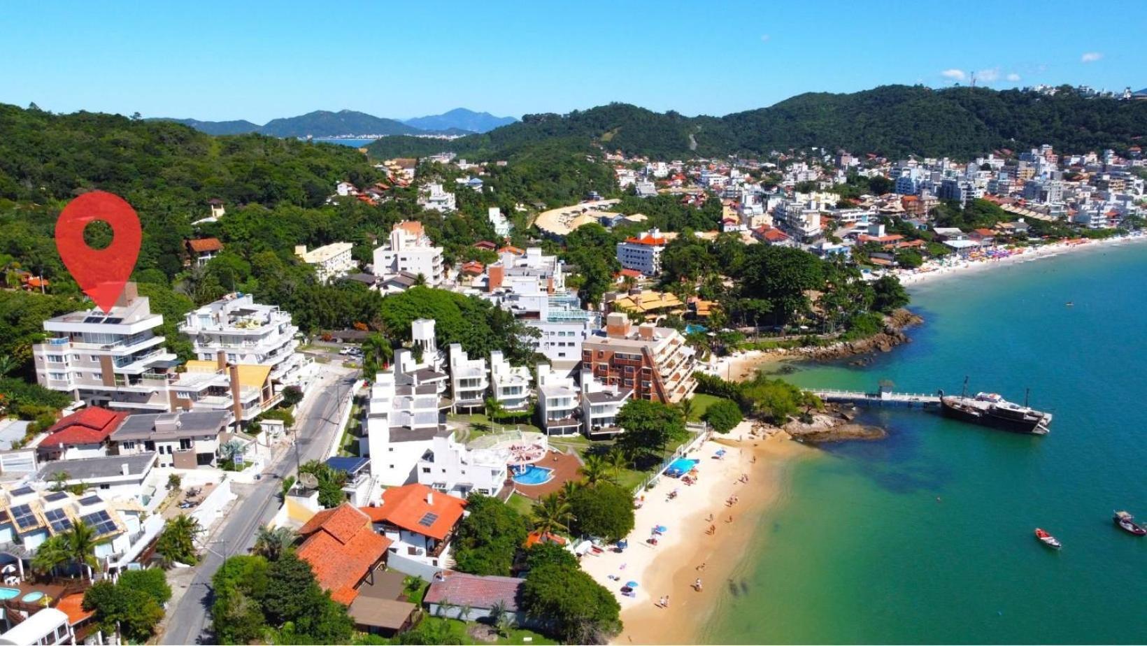 1083 - Apartamento Com Vista Para O Mar Em Bombinhas Kültér fotó